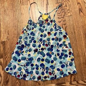 Maeve Multicolor Polka Dot Top